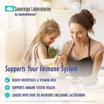 Sovereign Laboratories Colostrum-LD Capsules (60) with Liposomal Delivery Technology for High Absorption - Grade A Bovine Colostrum - with Lactoferrin to Boost Immune System - Safe for Humans & Pets