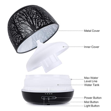 Bligi 500ml Diffuser with Remote Control for a Relaxing Home