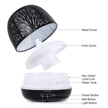 Bligi 500ml Diffuser with Remote Control for a Relaxing Home