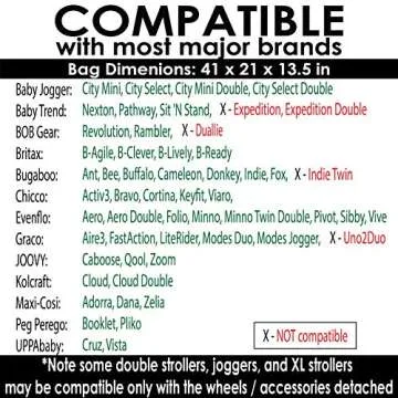 Durable Zohzo Stroller Travel Bag for Easy Travels