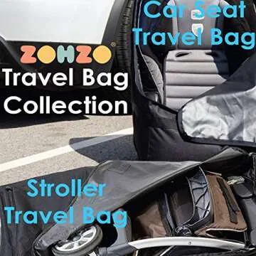 Durable Zohzo Stroller Travel Bag for Easy Travels