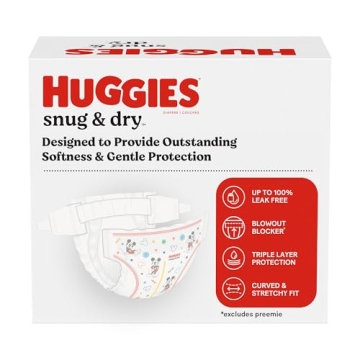 Huggies Snug & Dry Diapers Size 2 (12-18 lbs) 100 Count