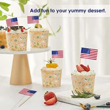 American Flag Toothpicks - Perfect for Patriotic Celebrations