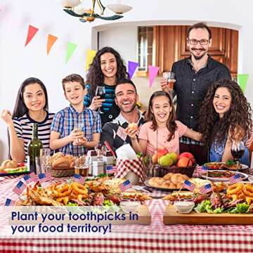 American Flag Toothpicks - Perfect for Patriotic Celebrations