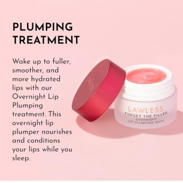 LAWLESS Cherry Vanilla Lip Mask for Plump, Hydrated Lips