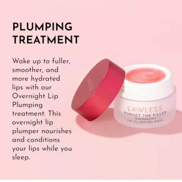 LAWLESS Cherry Vanilla Lip Mask for Plump, Hydrated Lips
