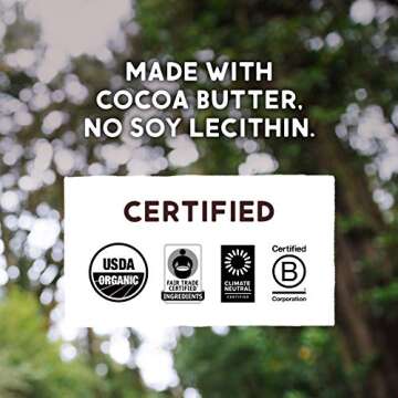 Alter Eco Single Chocolate Bars, Pure Dark Cocoa, Fair Trade, Organic, Non-GMO (Salt & Malt), 2.82 Ounce