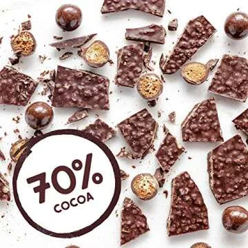 Alter Eco Single Chocolate Bars, Pure Dark Cocoa, Fair Trade, Organic, Non-GMO (Salt & Malt), 2.82 Ounce