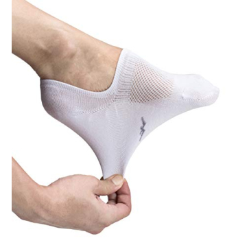 Pro Mountain Seamless No Show Socks Women Size S White 6 Pack Liner Thin Cotton Footies Casual Sneak...