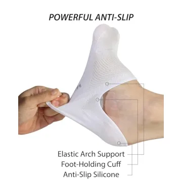 Pro Mountain Seamless No Show Socks for Women - 6 Pack