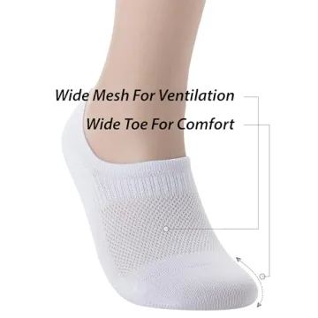 Pro Mountain Seamless No Show Socks for Women - 6 Pack