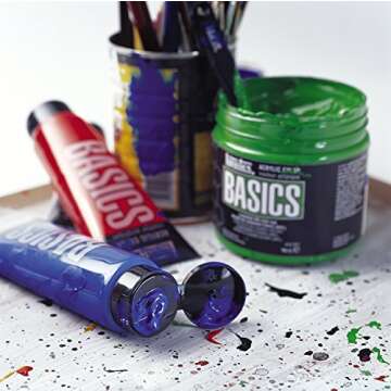 Liquitex BASICS Acrylic Paint, 4-oz Tube - Vibrant Color