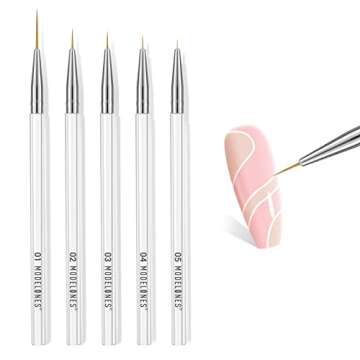 Modelones Nail Art Brushes Set for Creative Designs