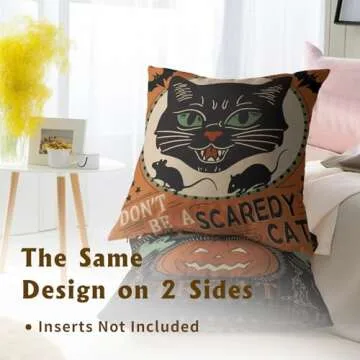 Vintage Halloween Pillow Covers by Kawani - Set of 2