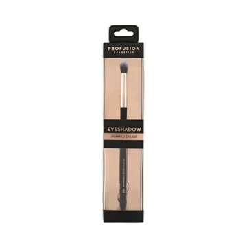 Profusion Cosmetics Pointed Crease Eyeshadow Brush Soft Synthetic Eyeshadow Blending For small Creas...
