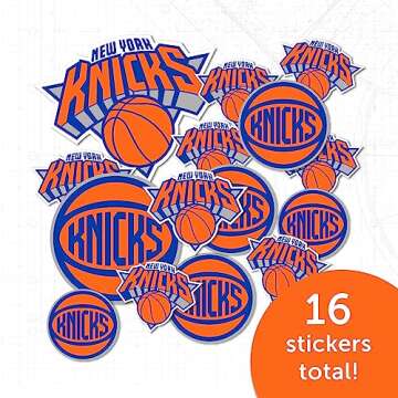 Official NBA Knicks Vinyl Decals - High-Quality Stickers