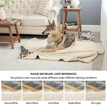 Bedsure Waterproof Dog Blanket Soft Reversible Furniture Protector