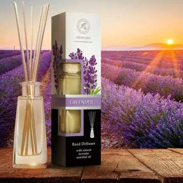 Lavender Reed Diffuser - Natural Essential Oil Gift Set