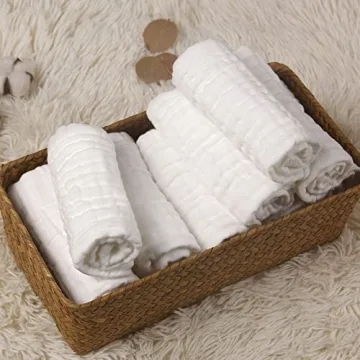 Gentle Organic Cotton Baby Washcloths for Sensitive Skin