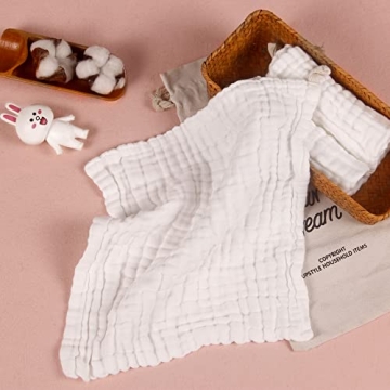 Gentle Organic Cotton Baby Washcloths for Sensitive Skin