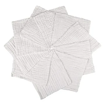 Gentle Organic Cotton Baby Washcloths for Sensitive Skin
