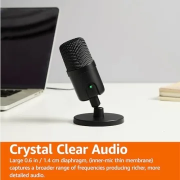 Amazon Basics USB Condenser Microphone for PC Streaming