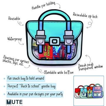 Colorful Goodie Bags for Kids Parties - 20 Pack