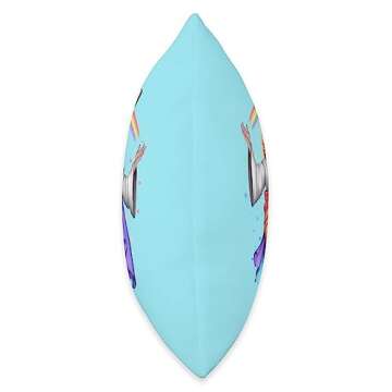 JeGaysus ' Ah Men' Gay Pride Jesus-Cute LGBT Art Throw Pillow, 16x16, Multicolor