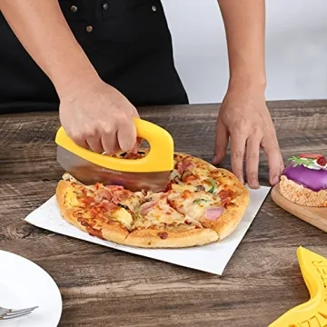Suanyok Premium Pizza Cutter Super Sharp Stainless Steel