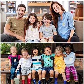 Jongdari Iron on Letters, 52 Pcs Alphabet Patches with Ironed Adhesive, Decorate Repair Patches for ...