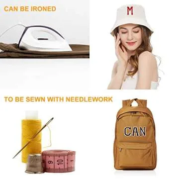 Jongdari 52 Pcs Iron On Letter Patches - Customize Your Style