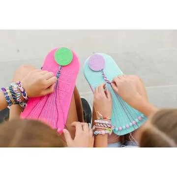 Friendship Bracelet Maker Kit - 20 Pre-Cut Threads