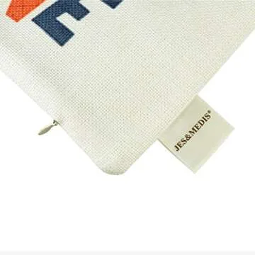 JES&MEDIS Home Cotton Linen Decorative Square Throw Pillowcase Cute Birds Cartoon Patten Cushion Pillows Cover,18" x 18".