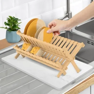 HCFQ Stone Drying Mat for Elegant and Quick Dish Drying