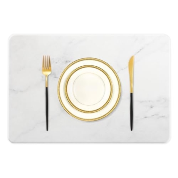 HCFQ Stone Drying Mat for Elegant and Quick Dish Drying