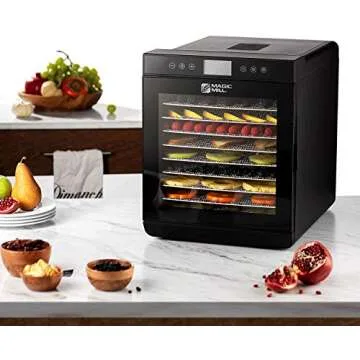 Magic Mill Food Dehydrator with 10 Stainless Steel Trays