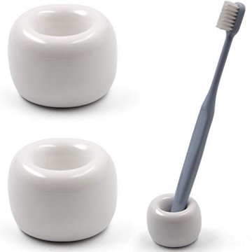 Airmoon Mini Ceramics Toothbrush Holder - Stylish & Functional