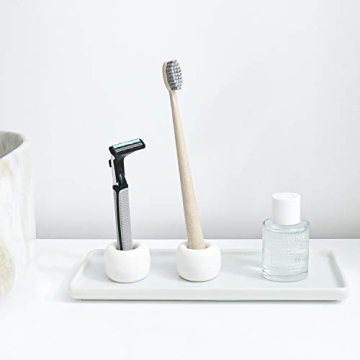 Airmoon Mini Ceramics Toothbrush Holder - Stylish & Functional
