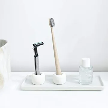 Airmoon Mini Ceramics Toothbrush Holder - Stylish & Functional