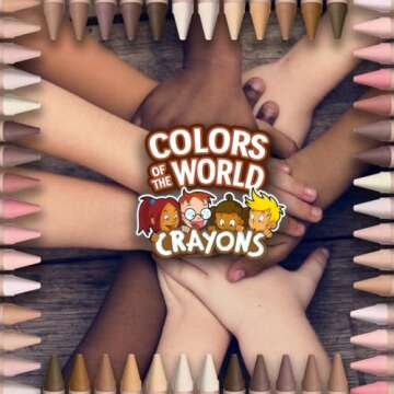 Crayola Colors of The World Bulk Crayon Classpack (480ct), 24 Skin Tone Crayon Colors, Classroom Sup...