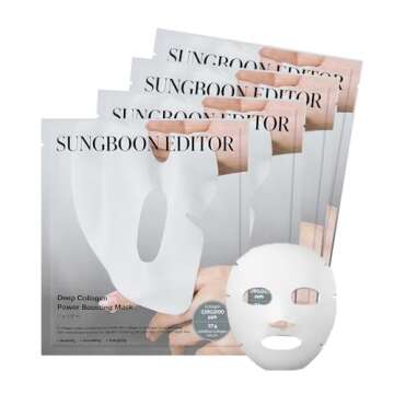 SUNGBOON EDITOR Deep Collagen STARTER KIT SET, Colllagen Face Mask for Anti Wrinkle, Best Korean Ski...