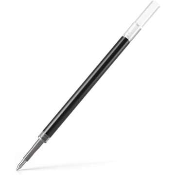 Arteza Gel Pen Refills, Pack of 50 Black Roller Ball Gel Ink Pen Refills, Quick-Drying, Nontoxic, Fine Point for Writing, Taking Notes & Sketching, Office & Back to School Supplies