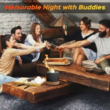 Stylish Smokeless Tabletop Fire Pit for Home Decor