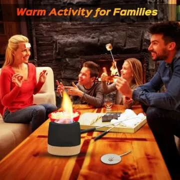 Stylish Smokeless Tabletop Fire Pit for Home Decor