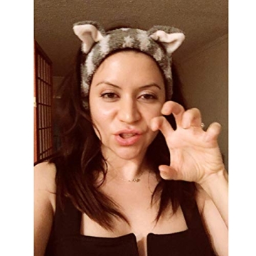 Cute DRESHOW Cat Ear Headbands for Spa Makeover Fun