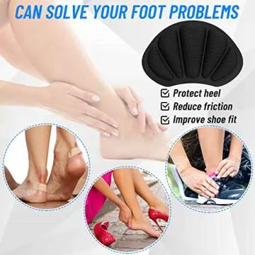 Comfortable Shoe Heel Inserts for Men and Women - 8 Pcs