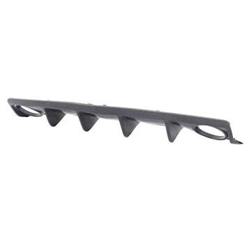 Bumper Splitter Compatible with 2010-2013 Chevy Camaro, Factory Shark Fin Rear Bumper Lip Diffuser PU - Polyurethane by IKON MOTORSPORTS, 2011 2012