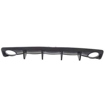 Bumper Splitter Compatible with 2010-2013 Chevy Camaro, Factory Shark Fin Rear Bumper Lip Diffuser PU - Polyurethane by IKON MOTORSPORTS, 2011 2012