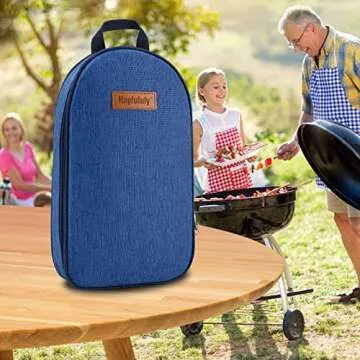Camping Kitchen Equipment Camping Cooking Utensils Set Portable Picnic Cookware Bag Campfire Barbecue Appliances Essential Gadgets and Accessories Suitable for Tent Campers,