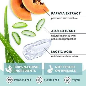 Foot Peel Exfoliating Mask (2 Pairs) for Soft Feet and Exfoliant Gel Peels Away Rough Dry Skin and Callus